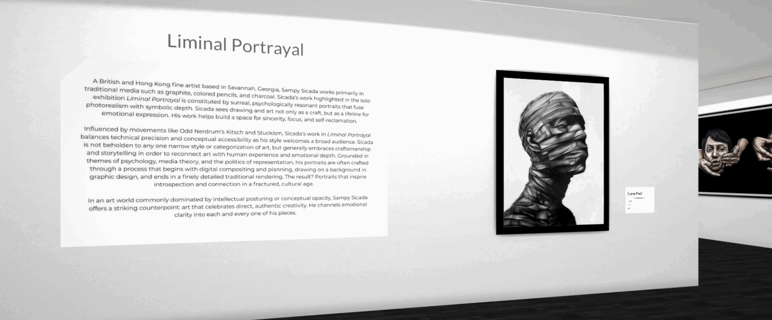 Sampy Sicada’s Digital Exhibition “Liminal Portrayal” Is Already on View